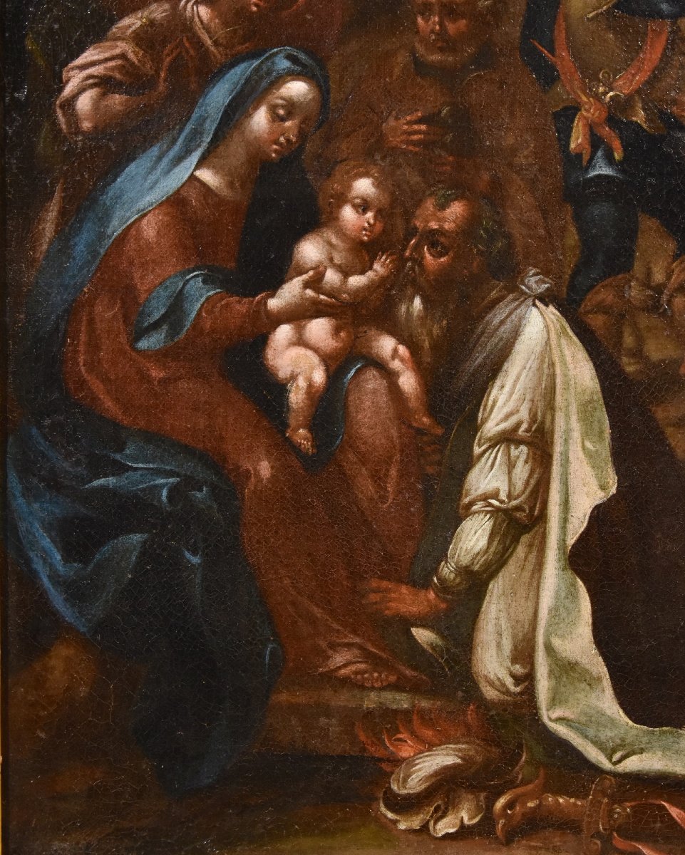 The Adoration Of The Magi, Giovanni Stradano (bruges 1523 – Florence 1605) Workshop Of-photo-2