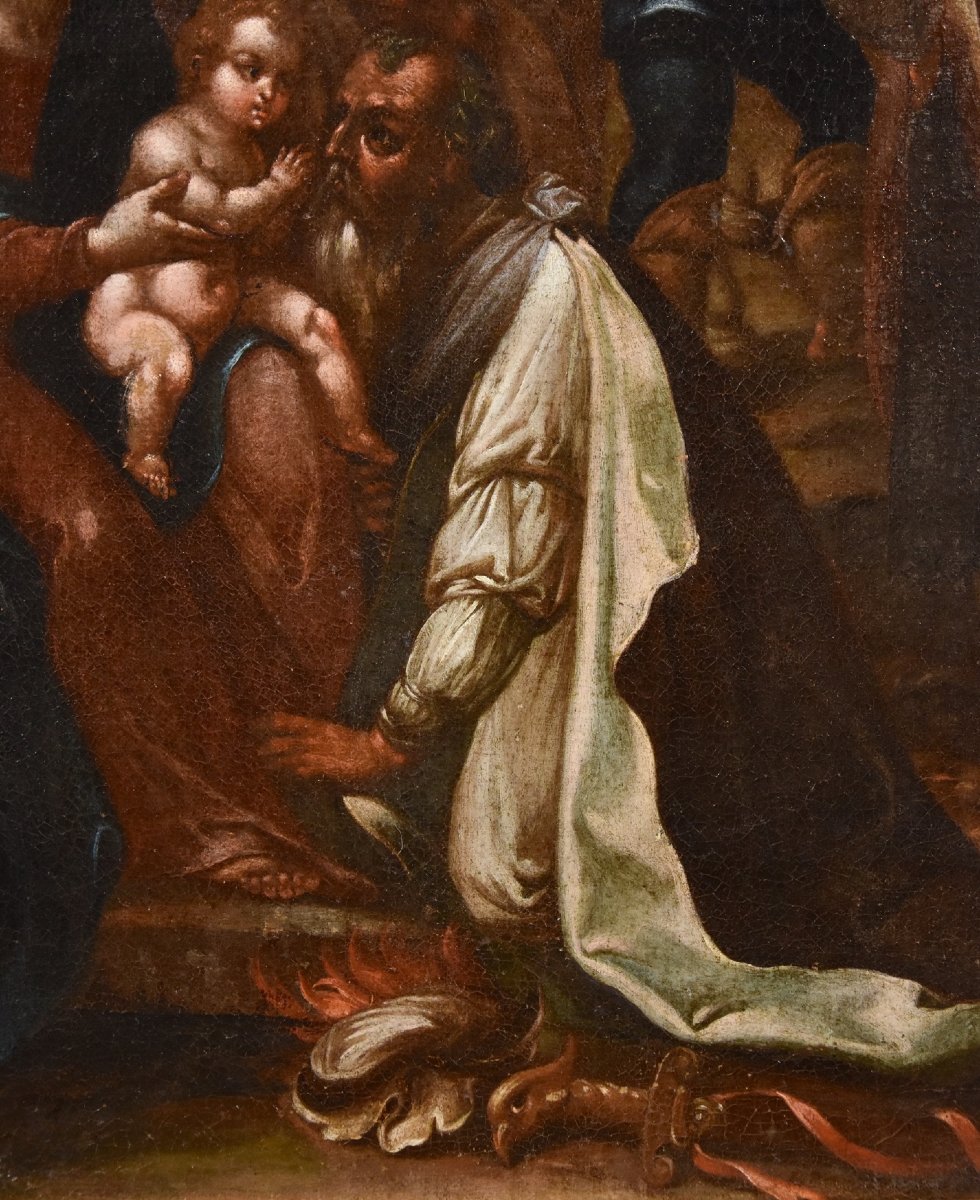 The Adoration Of The Magi, Giovanni Stradano (bruges 1523 – Florence 1605) Workshop Of-photo-4