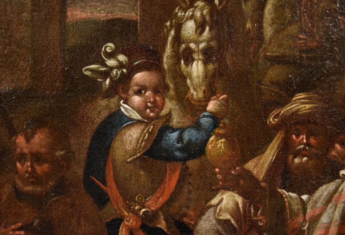 The Adoration Of The Magi, Giovanni Stradano (bruges 1523 – Florence 1605) Workshop Of-photo-5