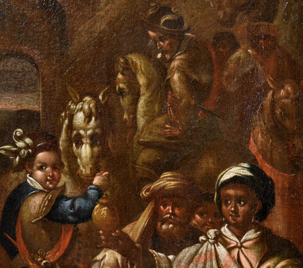 The Adoration Of The Magi, Giovanni Stradano (bruges 1523 – Florence 1605) Workshop Of-photo-8