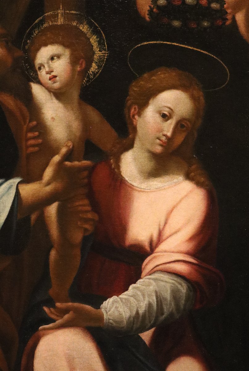 La Sainte Famille, Cristoforo Roncalli « il Pomarancio » (Pomarance, 1552 - Rome, 1626) Atelier-photo-3