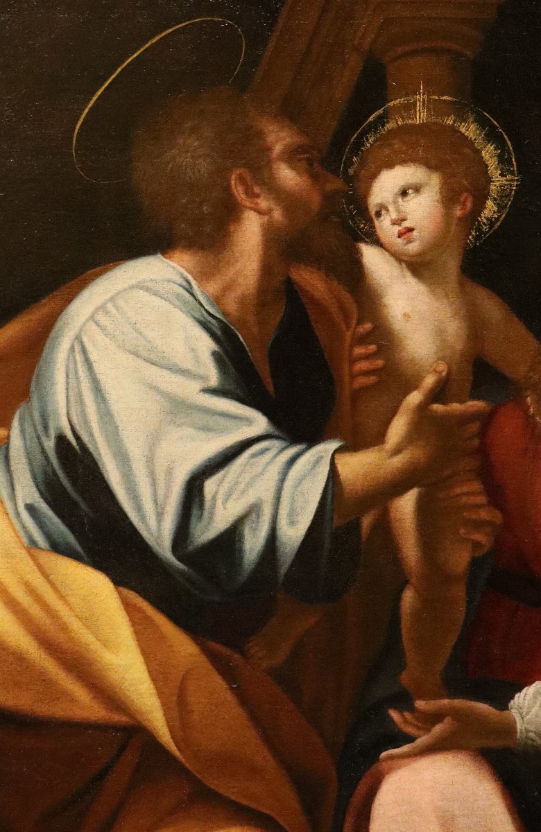 La Sainte Famille, Cristoforo Roncalli « il Pomarancio » (Pomarance, 1552 - Rome, 1626) Atelier-photo-4