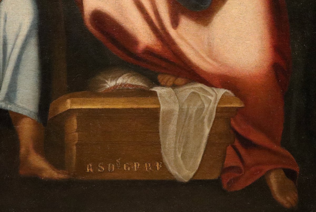 La Sainte Famille, Cristoforo Roncalli « il Pomarancio » (Pomarance, 1552 - Rome, 1626) Atelier-photo-7