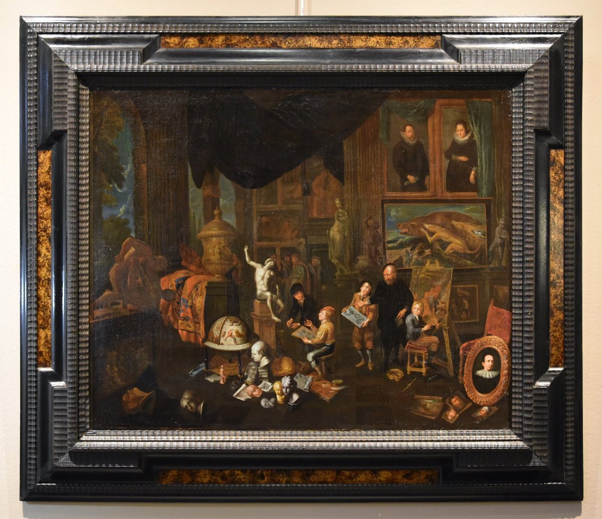 L'atelier de l'artiste, Gerard Thomas (Anvers 1663-1720) Attribuable-photo-2