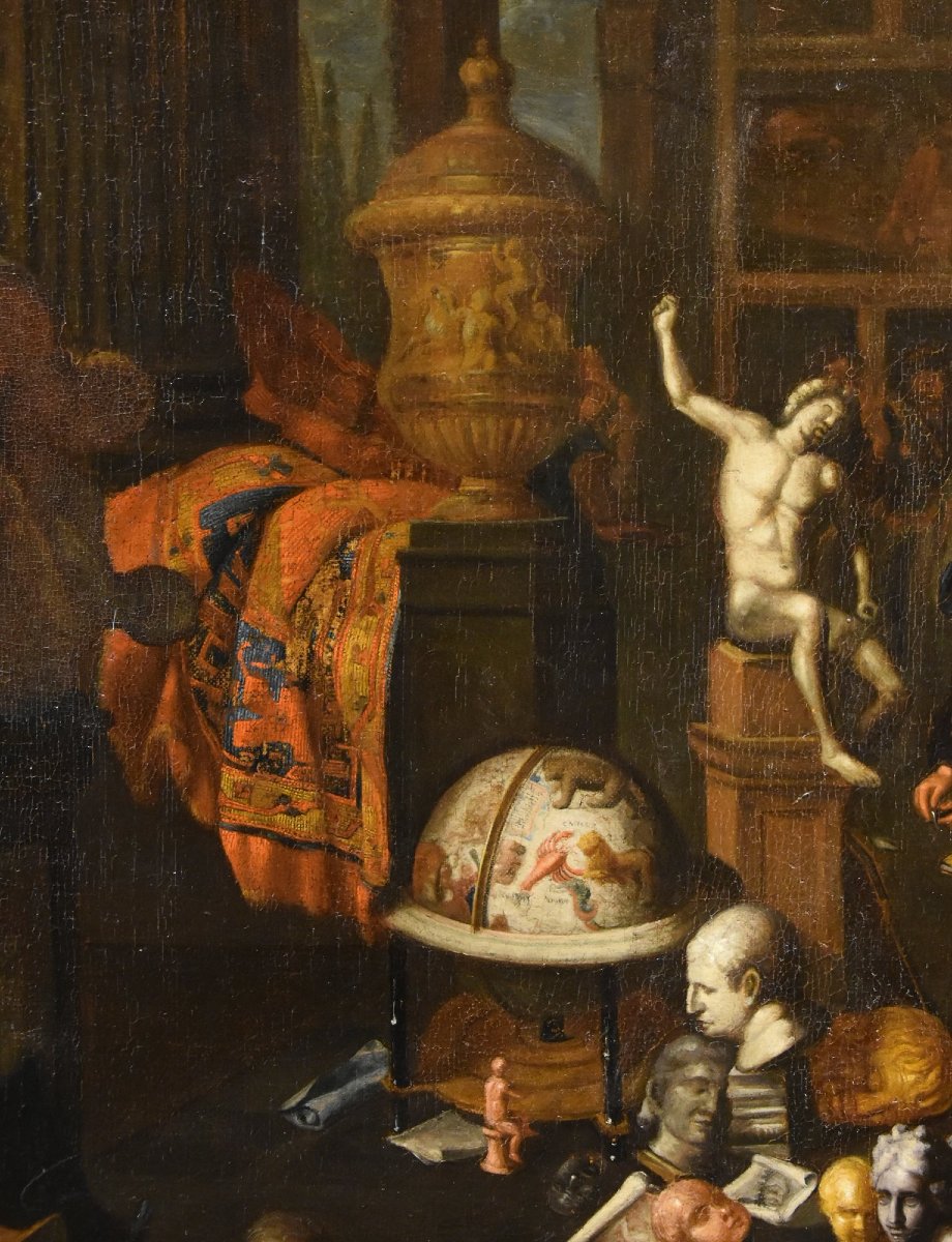 L'atelier de l'artiste, Gerard Thomas (Anvers 1663-1720) Attribuable-photo-3