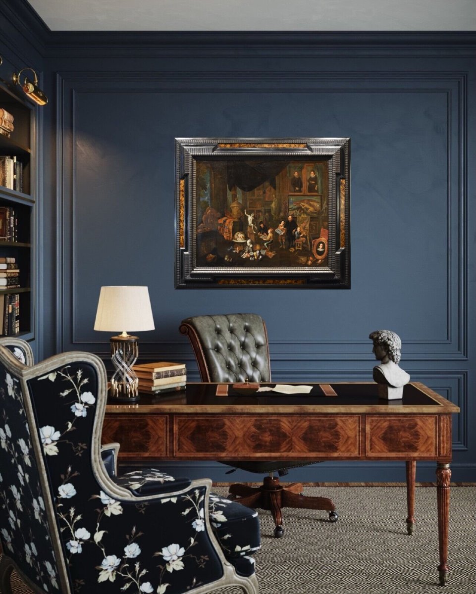 L'atelier de l'artiste, Gerard Thomas (Anvers 1663-1720) Attribuable-photo-7