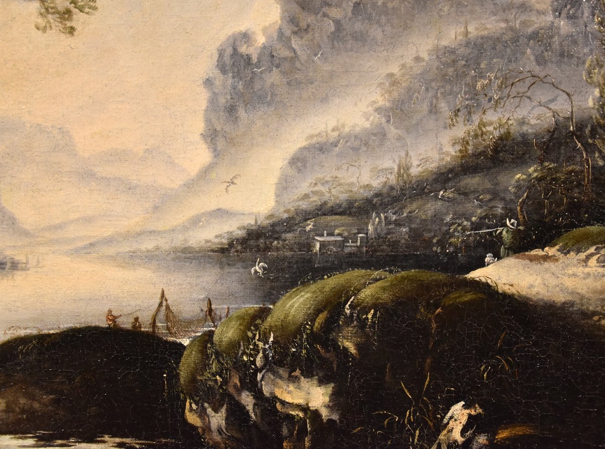 Winter Landscape, Hans De Jode (the Hague, 1630 – Vienna, 1663)-photo-5