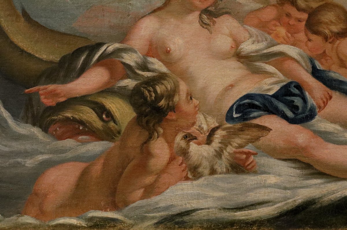 Venus On The Waves, François Boucher (paris, 1703 – 1770) Circle-photo-3