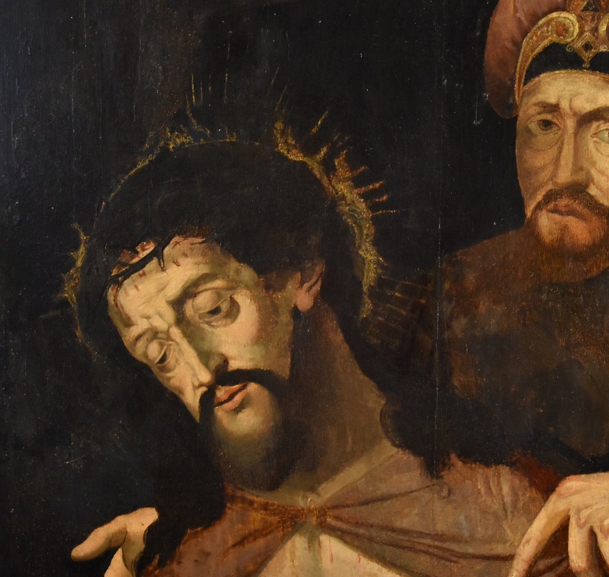 Ecce Homo Avec Ponce Pilate, Michael Coxie (malines, 1499 - 1592) Cercle De -photo-7