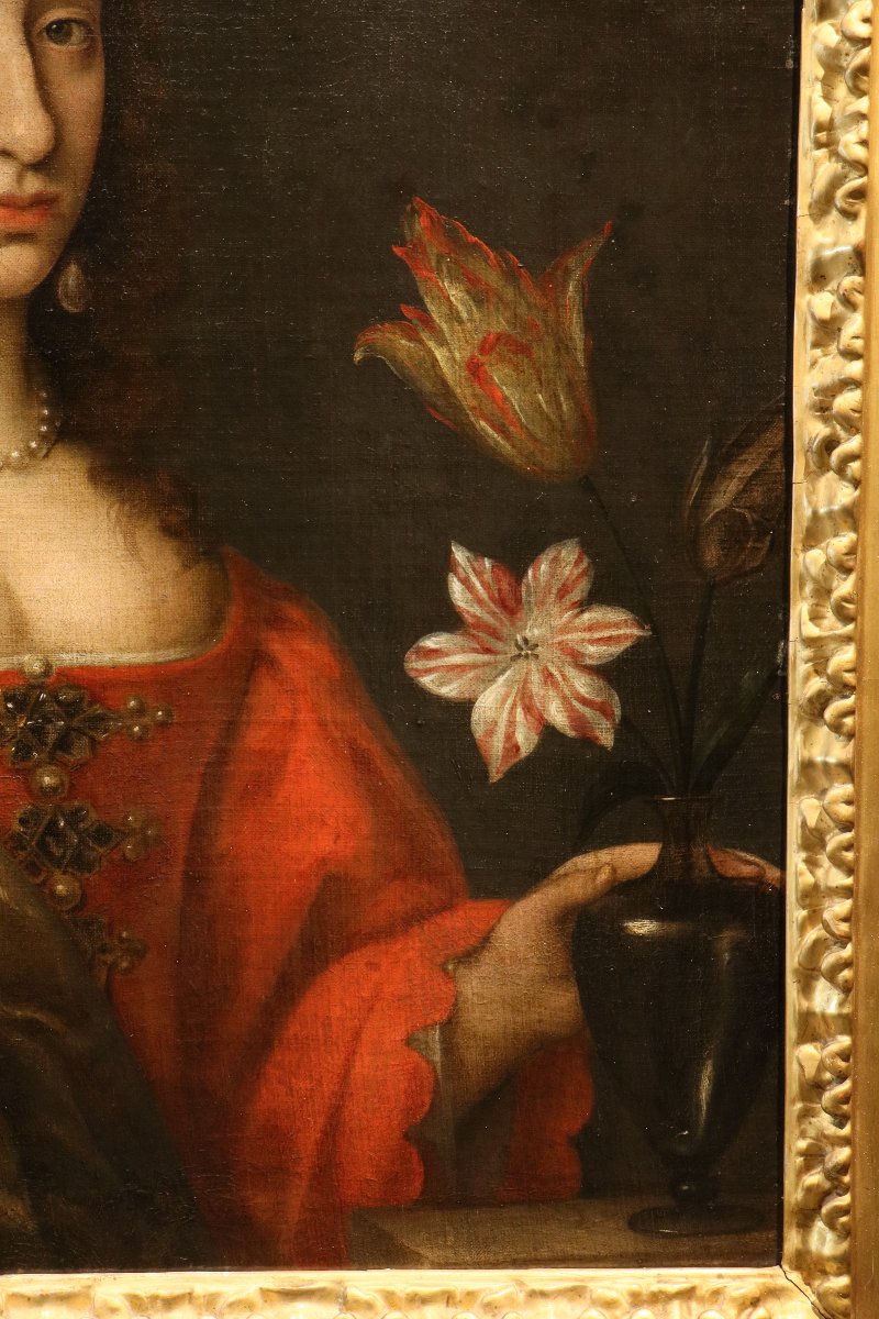 Willem van Honthorst (Utrecht, 1594 – 1666), Portrait de Louise-Henriette d'Orange-photo-1