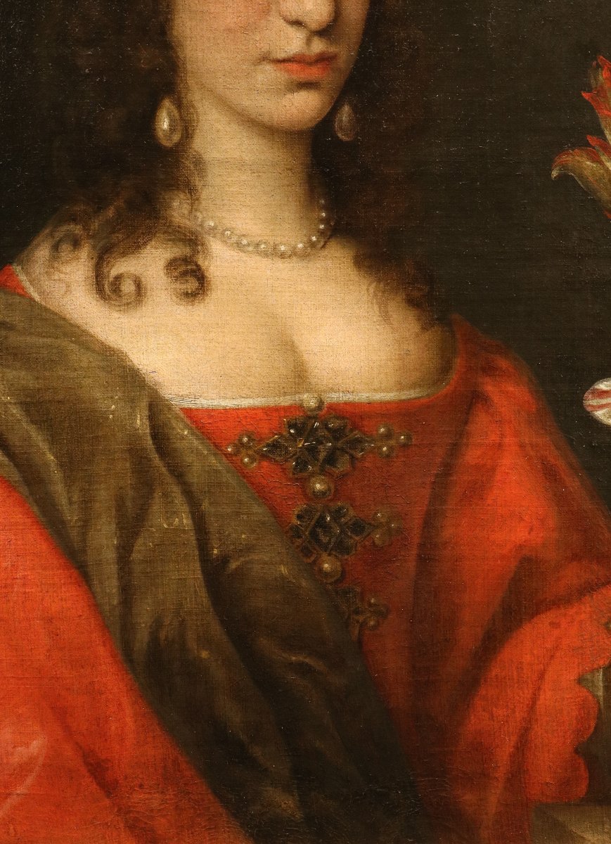 Willem van Honthorst (Utrecht, 1594 – 1666), Portrait de Louise-Henriette d'Orange-photo-3