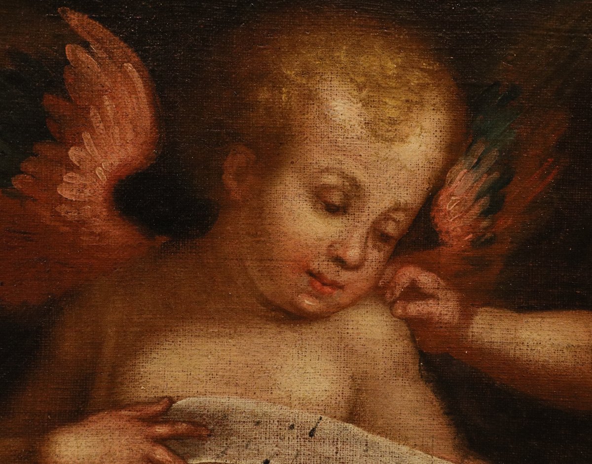 Angels With A Scroll / Angels With A Book, Guglielmo Caccia "il Moncalvo" -photo-2