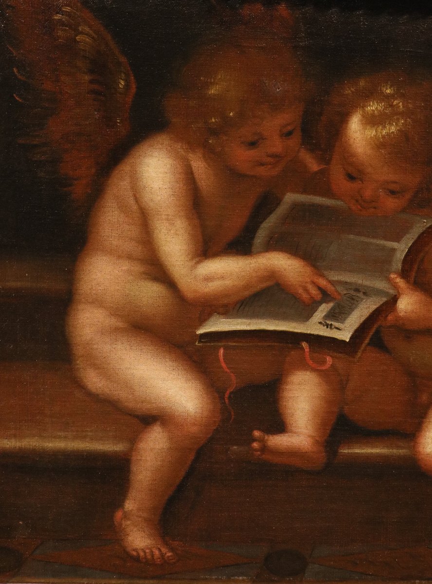 Angels With A Scroll / Angels With A Book, Guglielmo Caccia "il Moncalvo" -photo-5