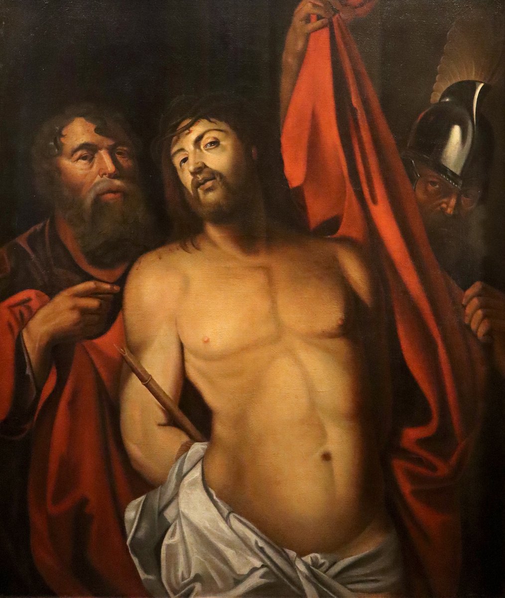 Ecce Homo, Peter Paul Rubens (Siegen, 1577 - Anvers, 1640) Suiveur de-photo-2
