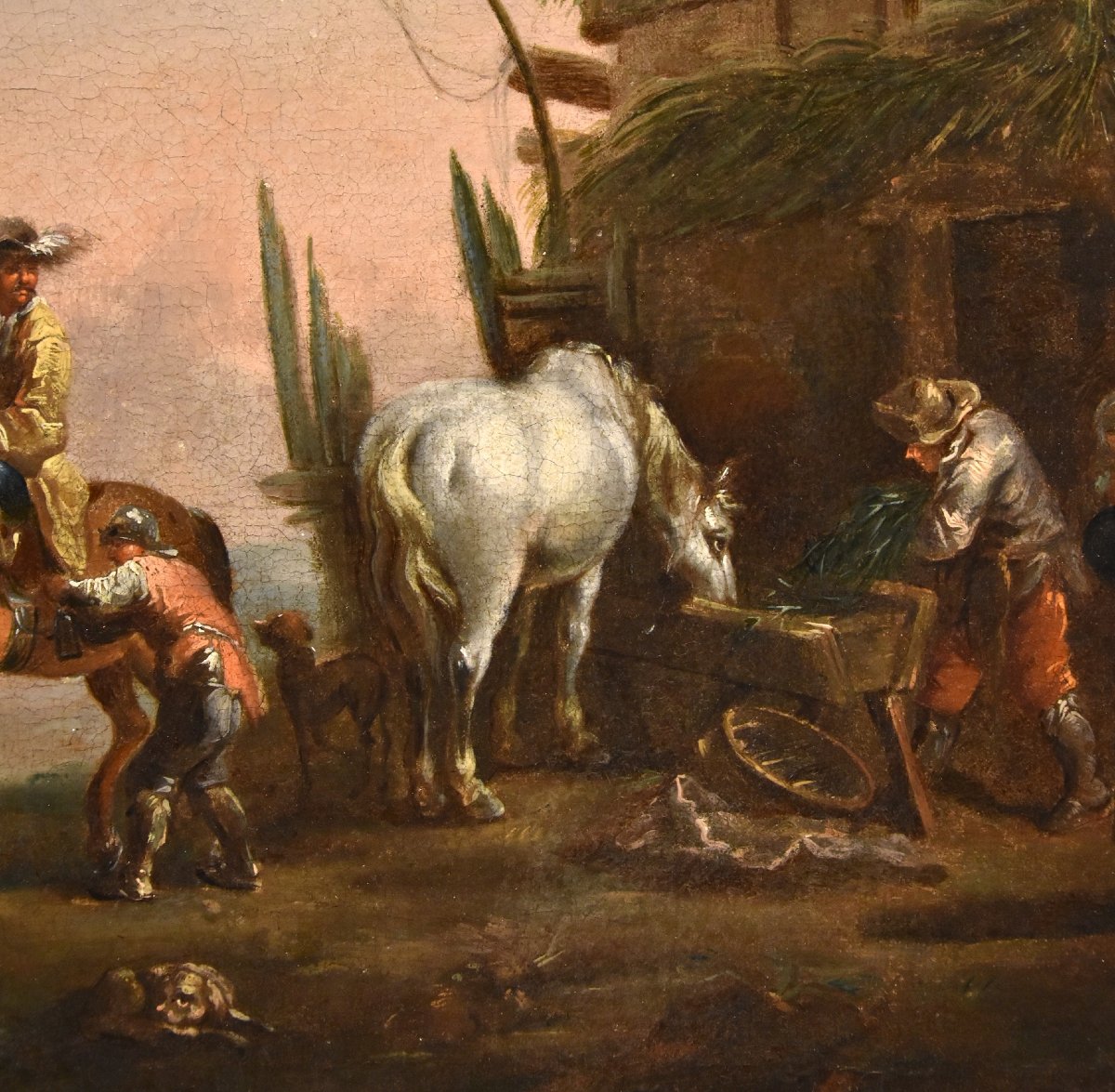 A Knight's Rest, By Simon Johannes Van Douw (antwerp, C. 1630 – C. 1677), A Follower Of-photo-5
