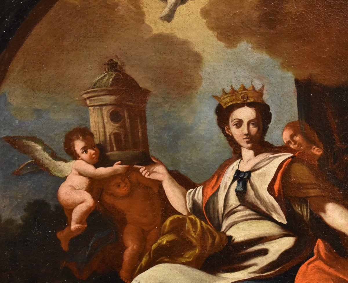 l'Allégorie De l'Europe, Francesco Solimena (naples 1657 - 1747) Atelier/cercle-photo-4