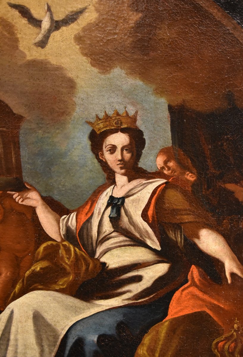 l'Allégorie De l'Europe, Francesco Solimena (naples 1657 - 1747) Atelier/cercle-photo-5