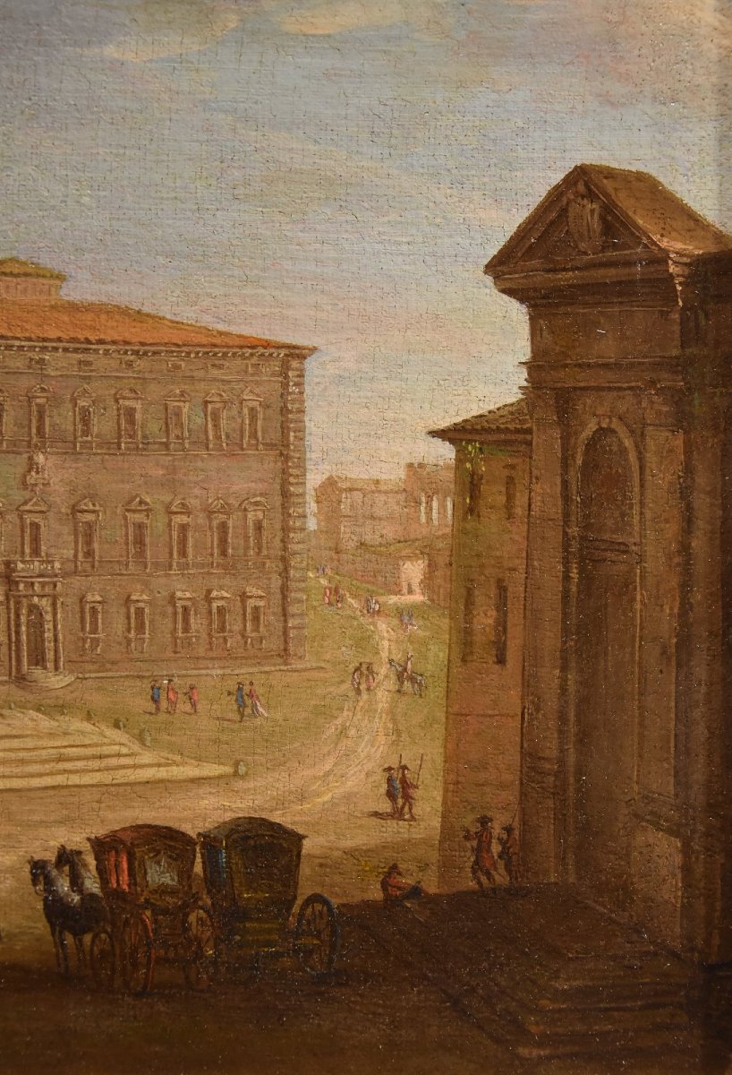 View Of Rome With St. John Lateran, Giacomo Van Lint (rome 1723–1790), Attributed To-photo-3