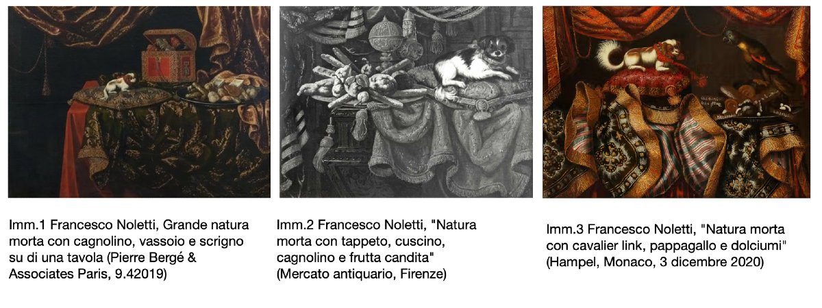 Francesco Noletti (malta, 1611 – Rome, 1654), Still Life With Playing Cards, A Small Dog ...-photo-1
