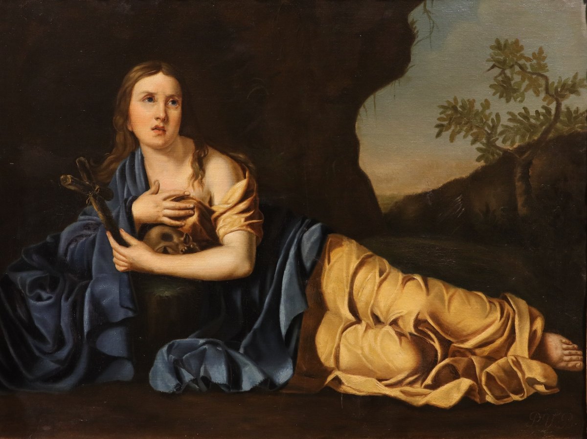 Marie-Madeleine pénitente, Alessandro Tiarini (Bologne, 1577 – 1668) Cercle de