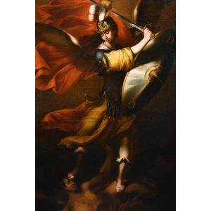 Saint Michael Archangel, Giuseppe Marullo (naples 1615 - Naples 1685)