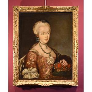 Portrait Of Empress Maria Theresa Of Habsburg, Martin Van Meytens (1695 - 1770) Workshop