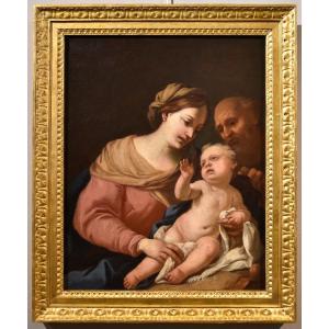 The Holy Family, Domenico Piola (genoa 1627-1703) Circle Of 