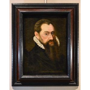 Portrait d'Un Gentilhomme, Frans Pourbus (Bruges 1545 - Anvers 1581) Entourage