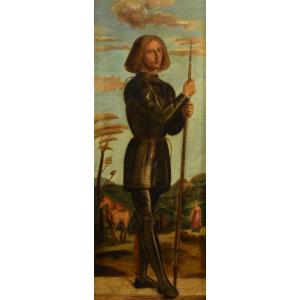 Saint Georges,  Cima Da Conegliano (Conegliano Vers 1449 - Vers 1517) Suiveur