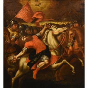 The Conversion Of Saint Paul, Antonio Tempesta (florence 1555 - Rome 1630) Circle Of