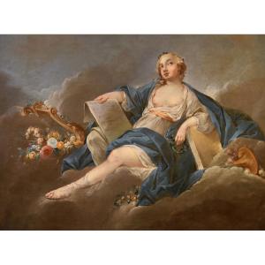 Allégorie de la Poésie, Pierre Charles Trémolières (Cholet 1703 - Paris 1739)