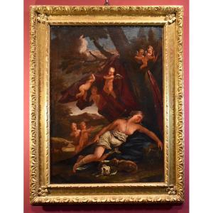 The Resting Of Diana, Guillaume Courtois 'il Borgognone' (saint Hippolyte 1626 - Rome 1679)