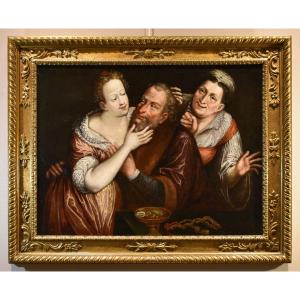 The Mismatched Couple, 17th Century Flemish School