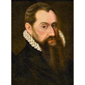 Portrait Of A Gentleman In Renaissance Dress, Frans Pourbus (bruges, 1545 - Antwerp, 1581)