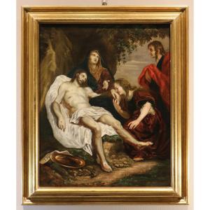 Lamentation Of Christ, Follower Of Anthony Van Dyck (antwerp 1599 - London 1641)