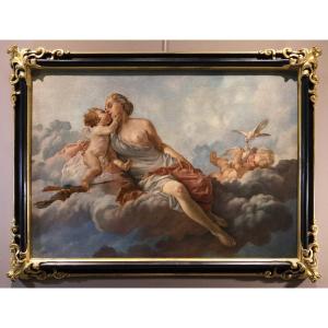  Vénus et Cupidon, Noël Hallé (Paris, 1711 - 1781)