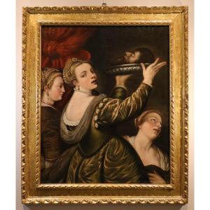 Salome With The Head Of John The Baptist, Titian (1490–1576) (attributed To / From The Workshop Of)