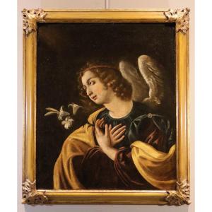 The Announcing Angel, Lucrina Fetti (rome, C. 1590 – Mantua, 1673)