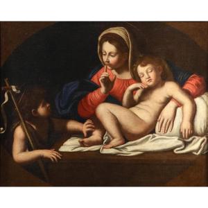 Madone du Silence, Annibale Carracci (Bologne 1560 - Rome 1609) École de