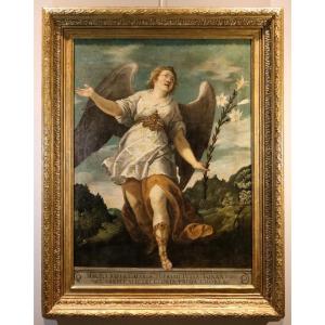 L'ange annonciateur, Bartolomé Román (Montoro, vers 1587 – Madrid, 1647)
