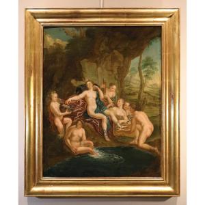 Diane aux bains avec les nymphes, Antoine Coypel (Paris, 1661 - 1722) cercle