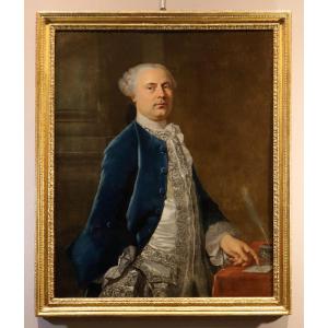 Portrait d'un gentilhomme, Jean-Baptiste van Loo (Aix-en-Provence, 1684 - 1745) entourage