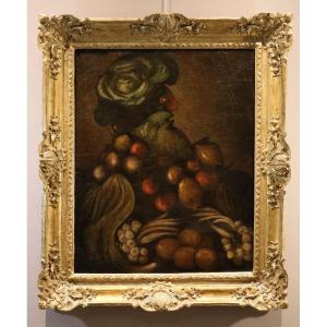 Anthropomorphic Allegory Of Winter, Giuseppe Arcimboldo (milan 1527–1593) Follower