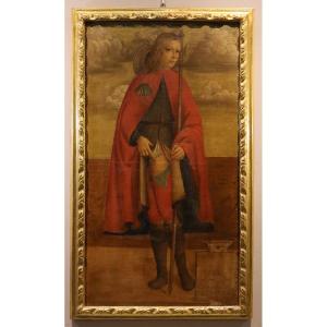 St. Roch, Francesco Di Girolamo Da Santacroce (venice, 1516–1584)