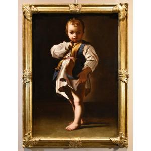 Bartolomeo Schedoni (Modène 1578 - Parme 1615) Atelier, Portrait d'Enfant (Alessandro Farnese?)