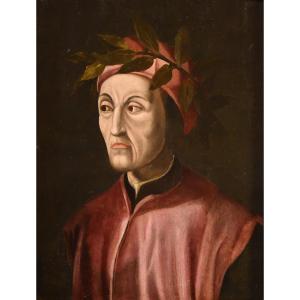 Portrait Of Dante Alighieri, Workshop Of Cristofano Di Papi Dell'altissimo (florence 1525–1605)
