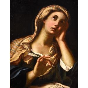 Portrait Of An Eritrean Sibyl By Giampietro Zanotti (paris 1674 – Bologna 1765)
