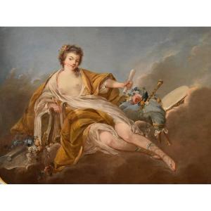 Allegory Of Music, Pierre Charles Trémolières (cholet, 1703 – Paris, 1739)