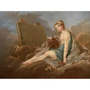 Allégorie de la sculpture, Pierre Charles Trémolières (Cholet, 1703 - Paris, 1739)