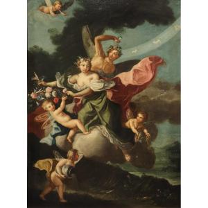 Jacopo Amigoni (Venise, 1682 - Madrid, 1752) Le Triomphe de Flore et de Zéphyr